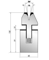 Spring Loaded Hemming Dies for Press Brakes