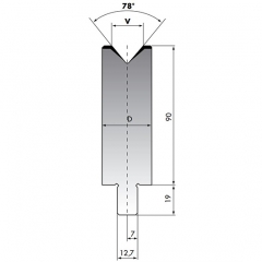 press brake lower dies