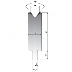 press brake lower dies